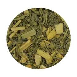 Matcha te med ingef�r og citron