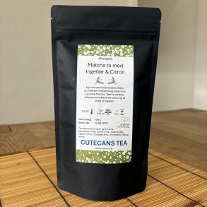 Matcha te med ingef�r og citron